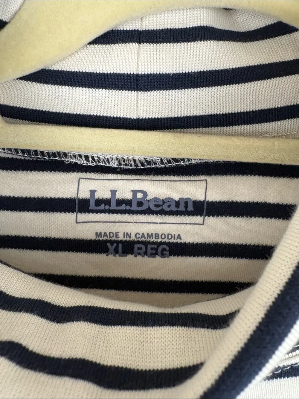 L.L. Bean bean white